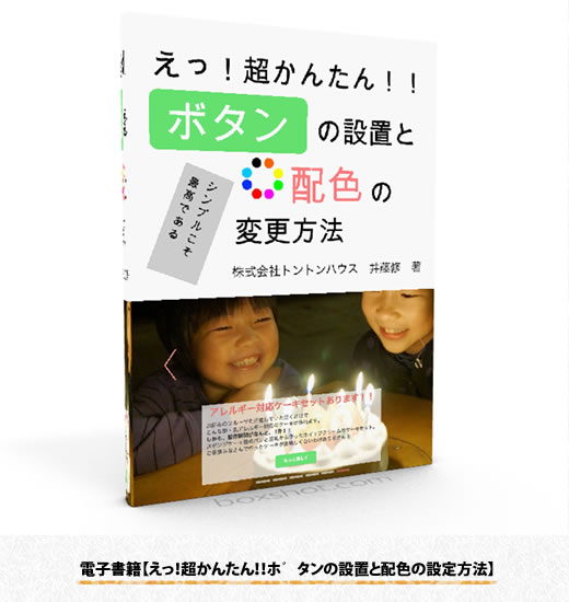 電子書籍【えっ！超かんたん！！ボタンの設置と配色の設定方法】